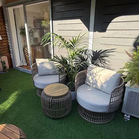 公寓 Tropez Centre Parking Et Jardin Prive Inclus *