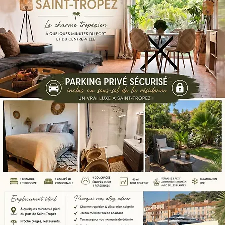 Apartman Tropez Centre Parking Et Jardin Prive Inclus