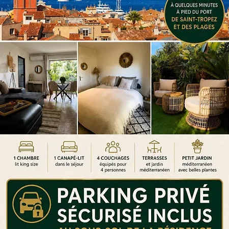 Apartman Tropez Centre Parking Et Jardin Prive Inclus *