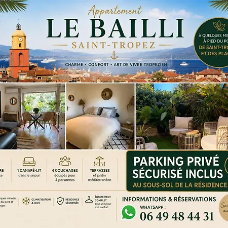 Tropez Centre Parking Et Jardin Privé Inclus *
