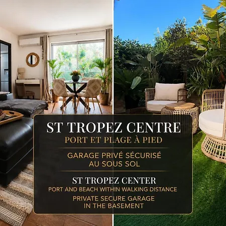 Tropez Centre Parking Et Jardin Prive Inclus Apartment *